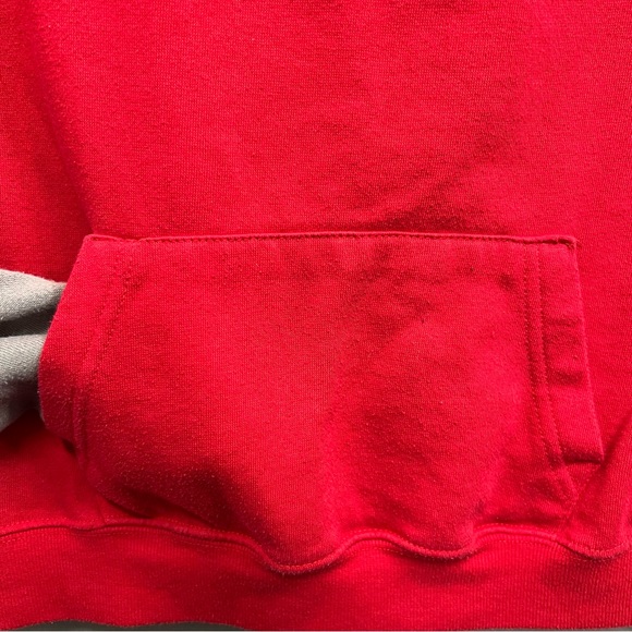 OHIO STATE Hoodie by Colosseum Women’s Size M Red/Gray 1/4 Zip/Drawstring - Picture 11 of 11